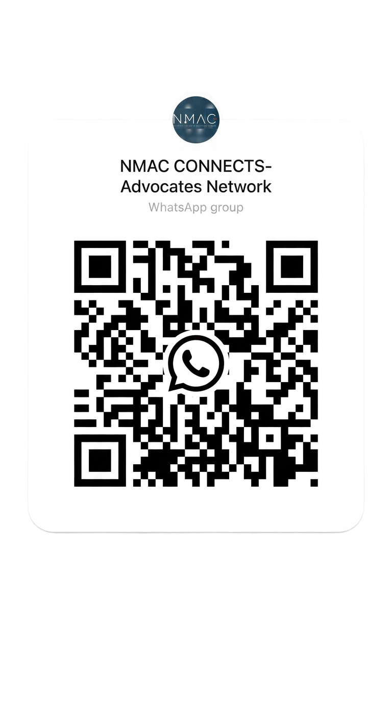 Scan to join the NMAC Connects WhatsApp group